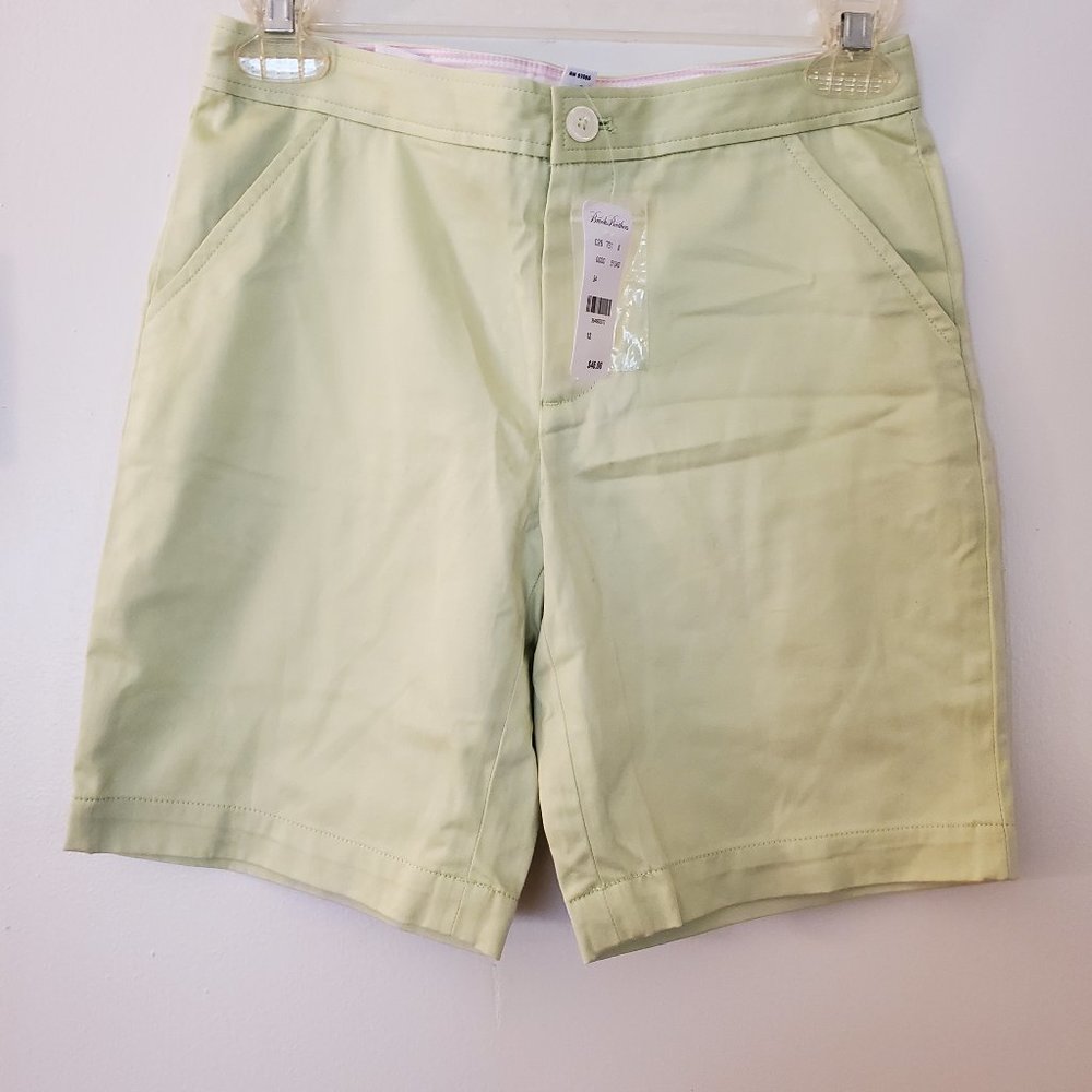 Brooks Brothers Girls Green Shorts Size 12